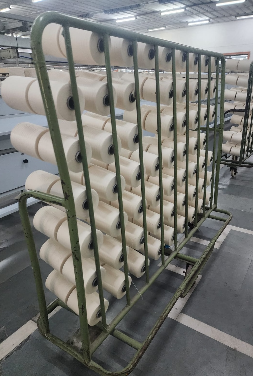 Bobbin Trolleys - Heavy Duty Green Trolleys